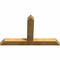 Ekena Millwork Portland Rough Sawn Timber Gable Bracket, Western Red Cedar, 60"W x 38"H x 4"D x 6"F, 15/12 Pitch GBW060X38X0406POR00RWR - alternate 5